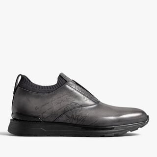 Slip On Sneaker Fast Track En Cuir Et Maille Slip On Sneaker Fast Track En Cuir Et Maille