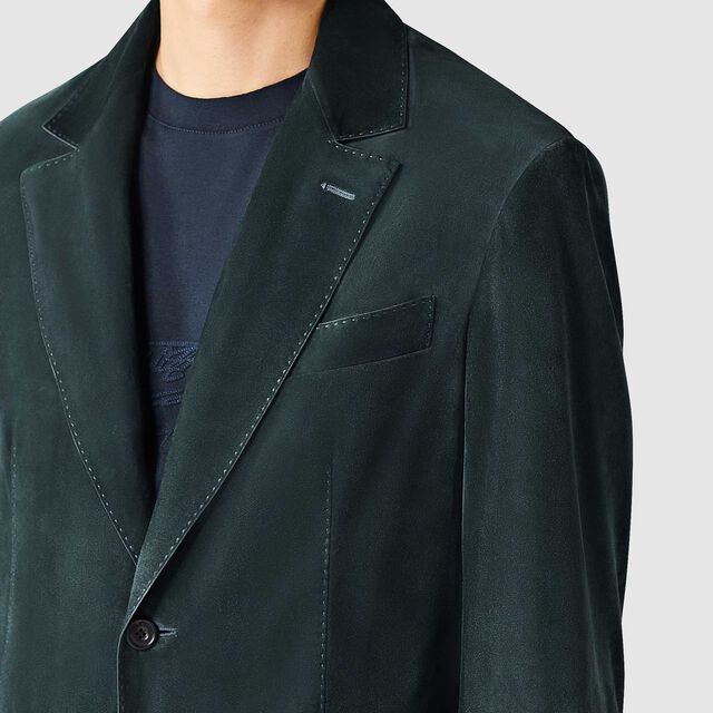 Suede Blazer, ANTHRACITE BLUE, hi-res 5