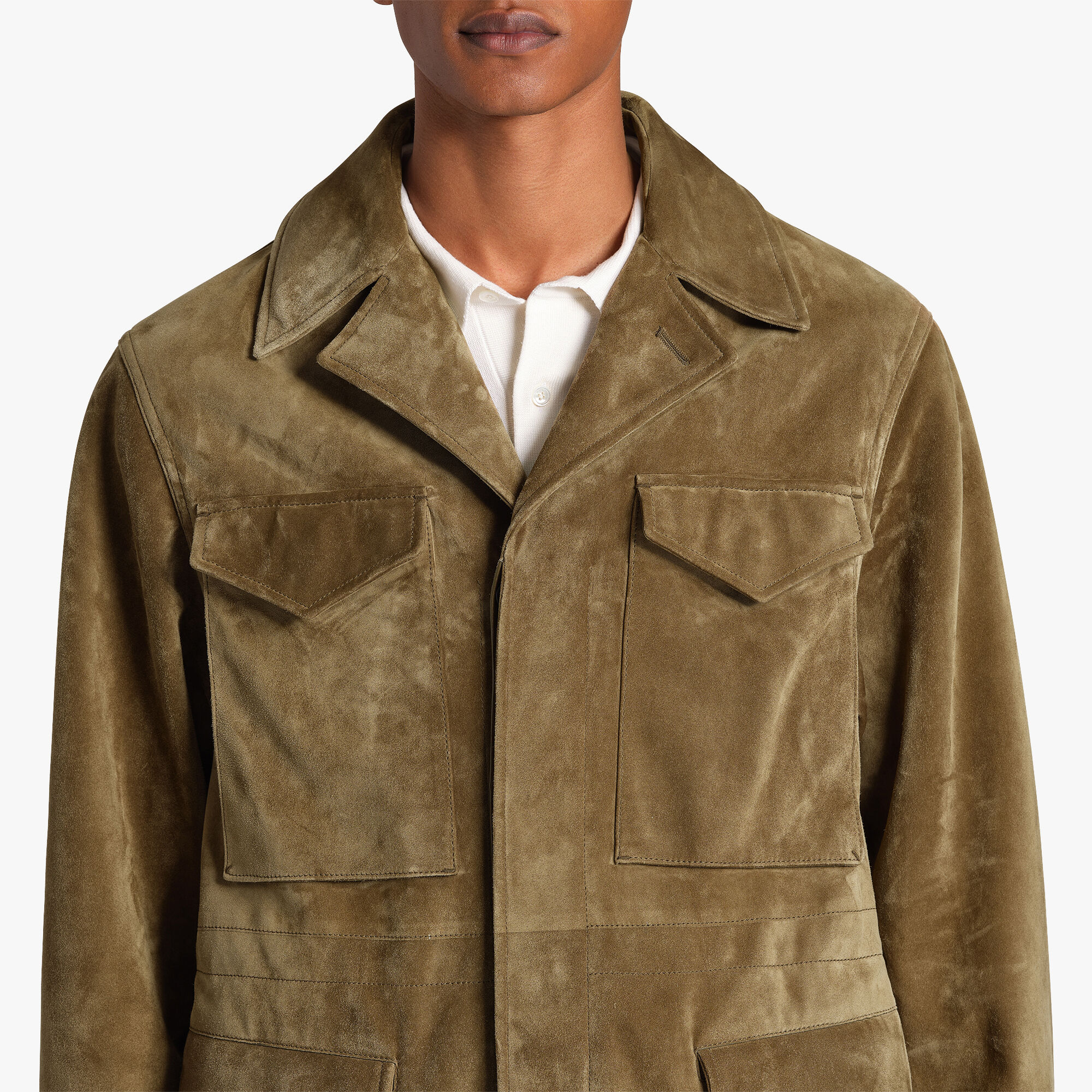 Suede Field Jacket Berluti SA