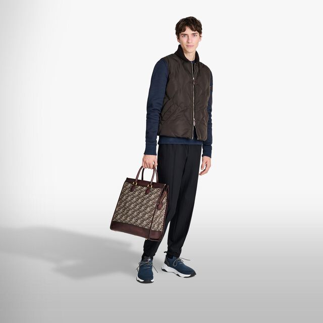 Cartable Toile Marbeuf Backpack, DARK BROWN + MADURO, hi-res 8