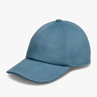 羊毛与羊绒帽子, GREYISH BLUE / DARK DUSTY BLUE, hi-res