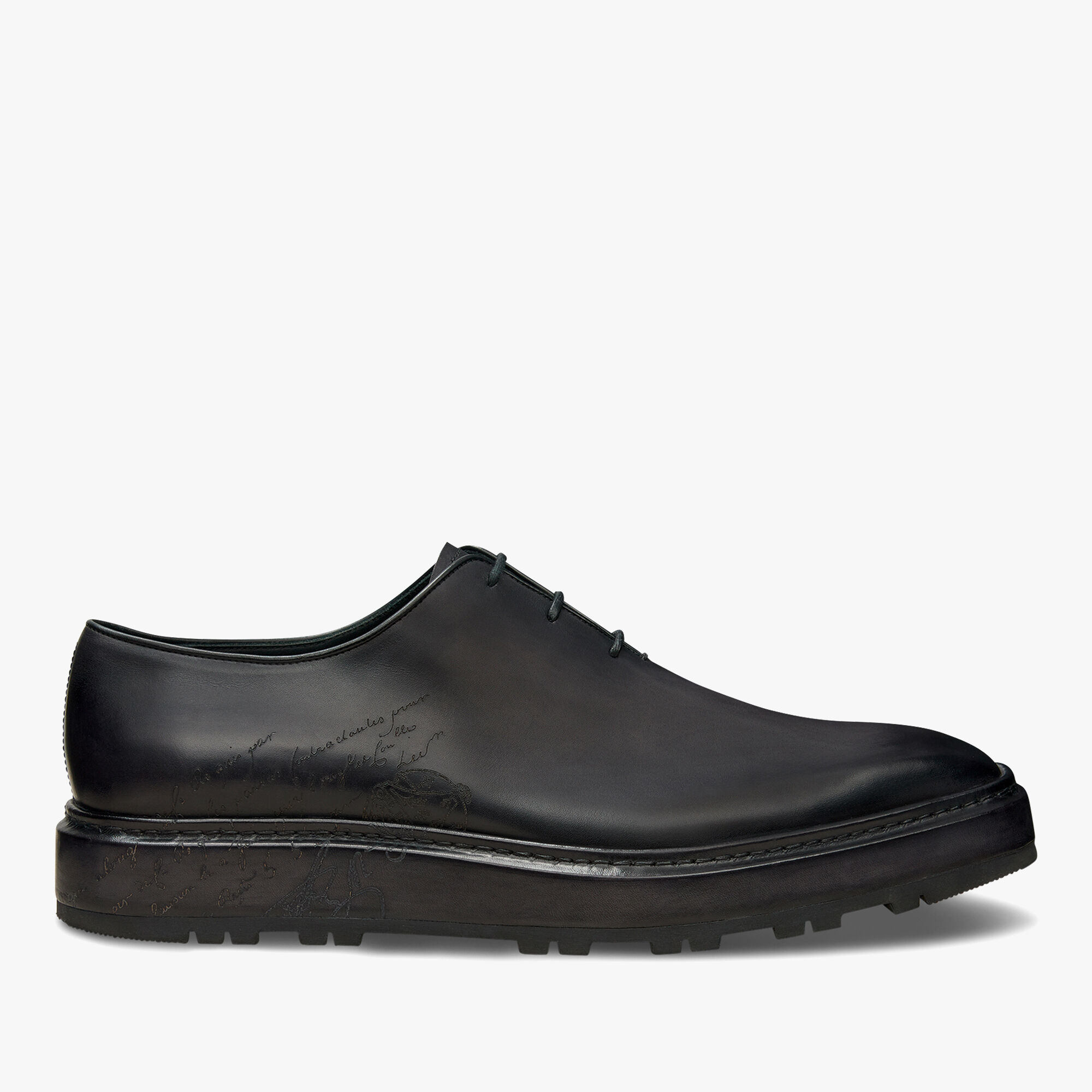 Alessandro Alto Leather Oxford, NERO GRIGIO, hi-res 1