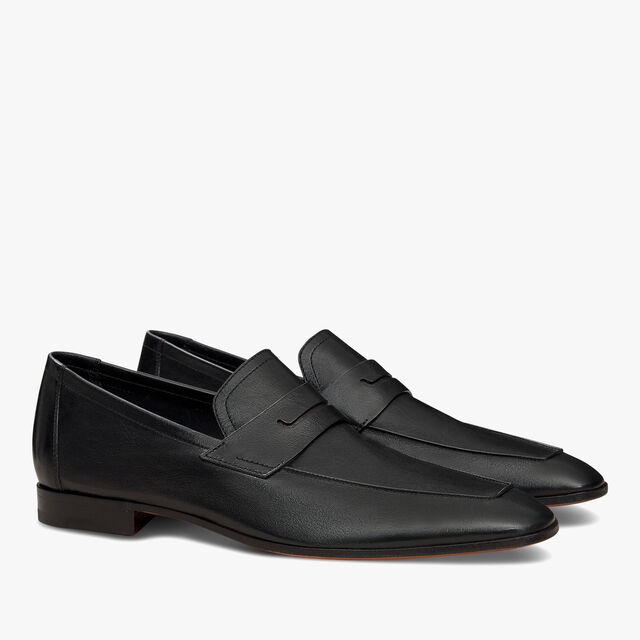 Lorenzo Kangaroo Leather Loafer, NERO, hi-res 2