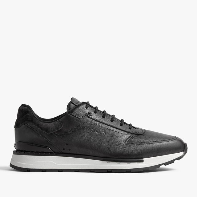 Fast Track Venezia Calf Leather Sneaker, NERO GRIGIO, hi-res 1