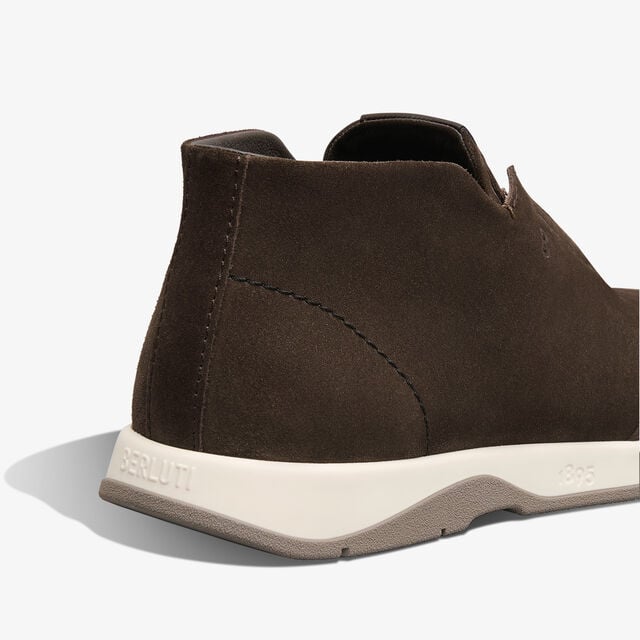 Echappée Suede Calf Slip On, DARK BROWN, hi-res 5
