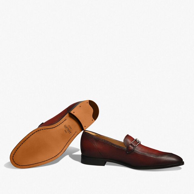 B Volute Leather Loafer, MATTONE, hi-res 5