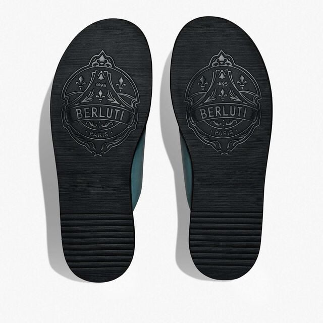 Sifnos Scritto Leather Sandal, BLACK+STONE DENIM, hi-res 4