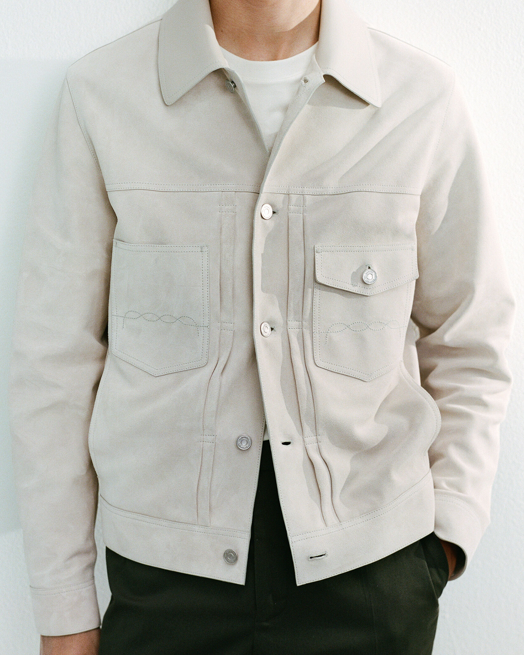 Suede Denim Jacket Berluti CA
