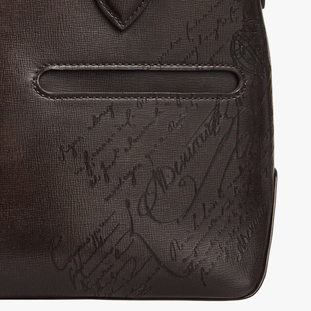 Toujours XS Tote Bag In Scritto Leather, SELVA OSCURA, hi-res 7