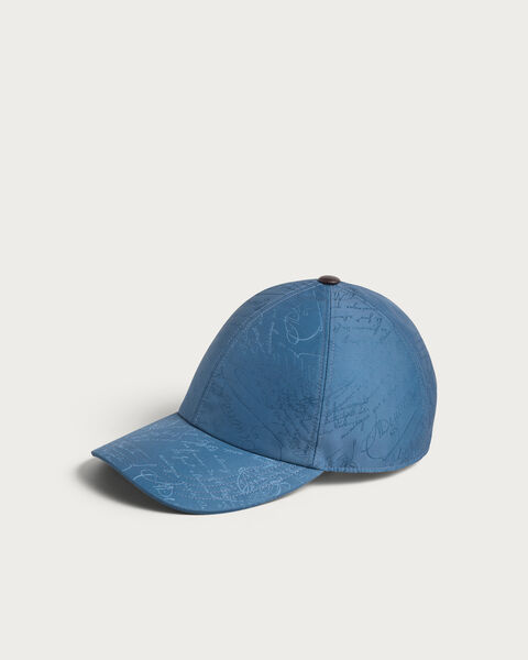 Casquette Motif Scritto, Dim Blue, hi-res