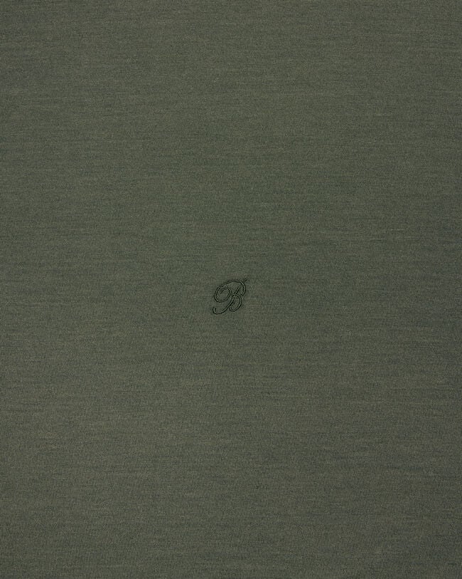 T-Shirt Reversible Bicolore, Ecru & Kaki, hi-res