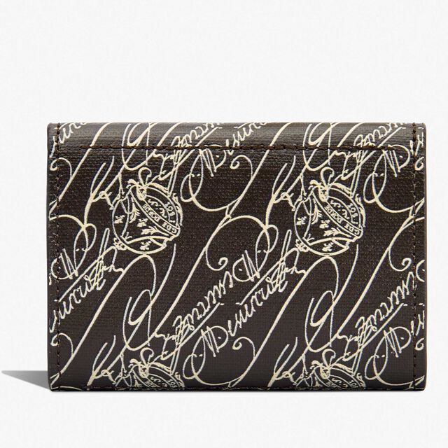 Acajou Toile Marbeuf Wallet, DARK BROWN + MADURO, hi-res 2