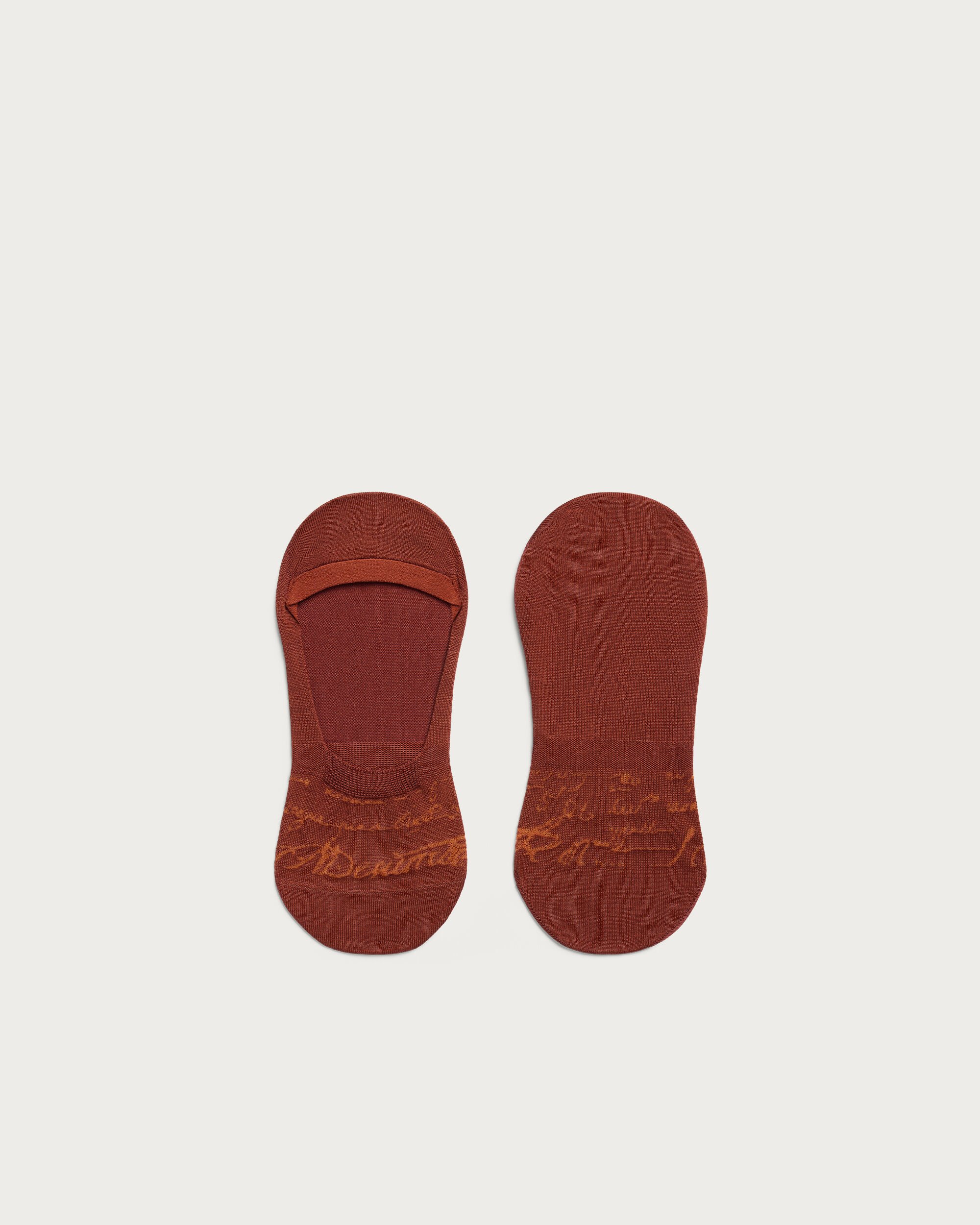 Shadow Ghost Socks, Brick Brown, hi-res