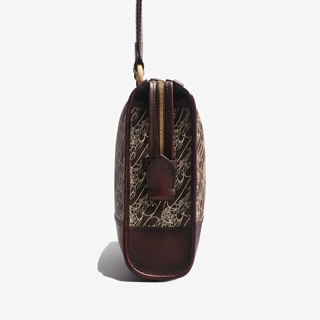 Musette Toile Marbeuf Messenger, DARK BROWN + MADURO, hi-res 5