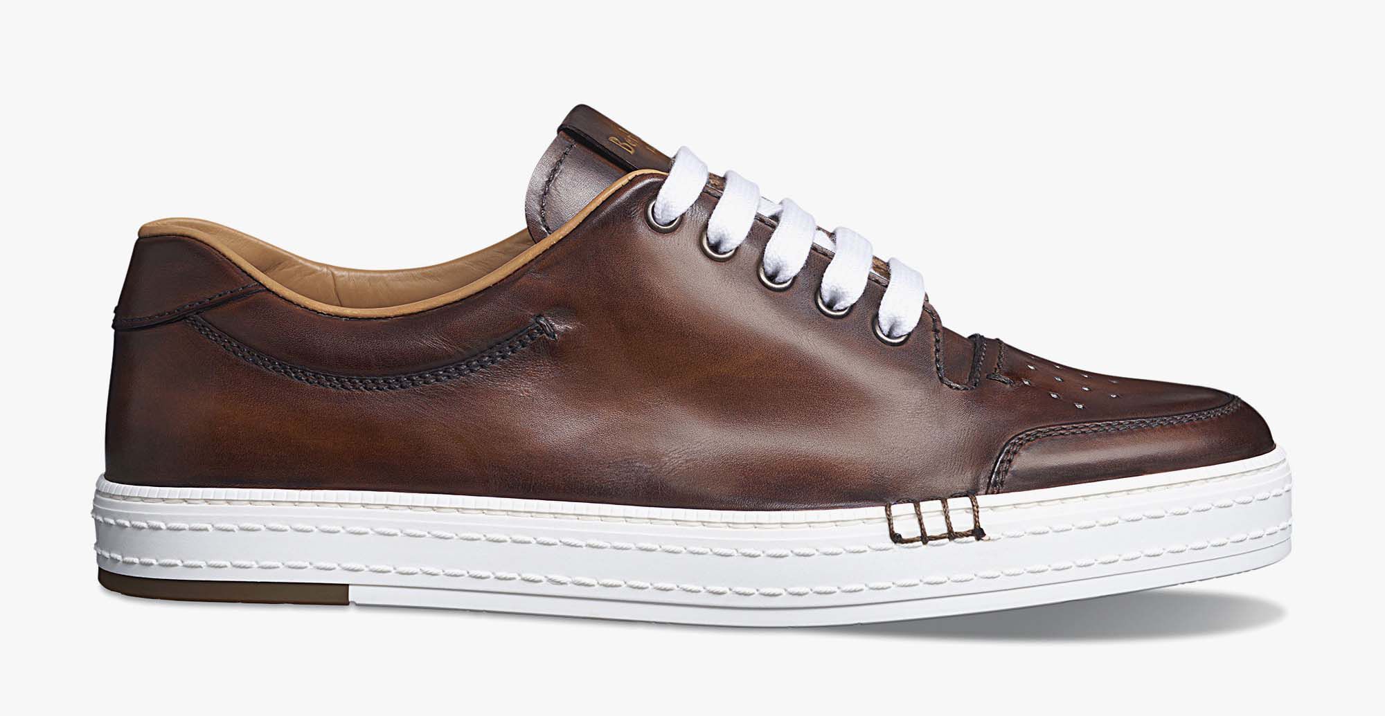 leather sneakers
