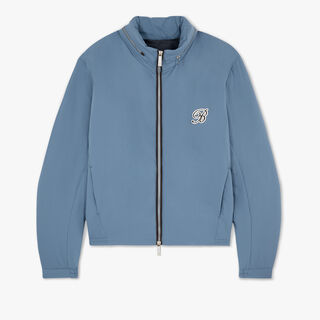 경량 나일론 웜업 골프 재킷, STORM BLUE, hi-res