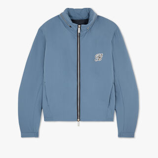 Golf Light Nylon Warm Up Jacket, STORM BLUE, hi-res