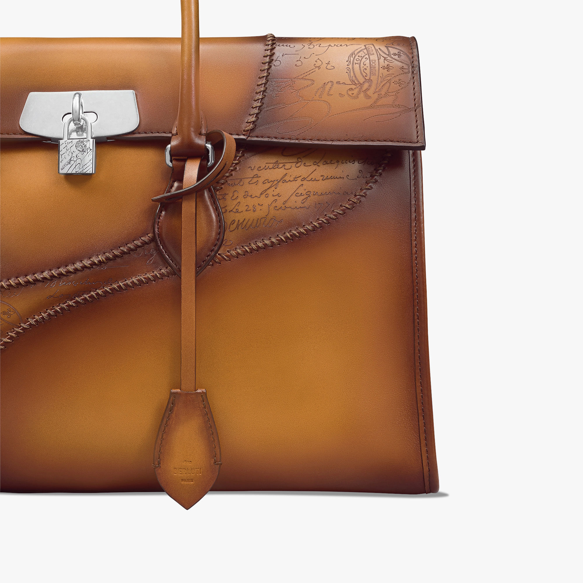 E'mio Scritto Leather Briefcase | Berluti US