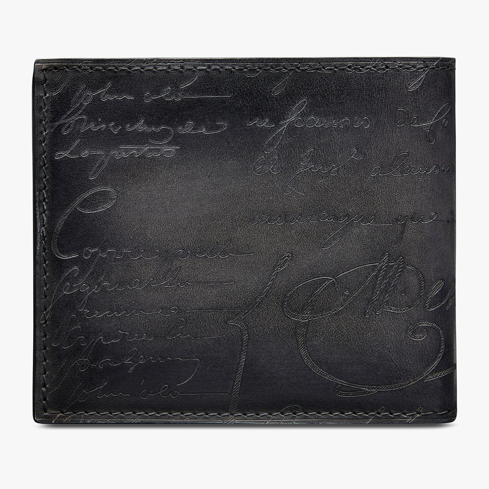 【Berluti】Makore Scritto Leather Compact Wallet 財布 Makore Scritto Leather Compact Wallet | Berluti US
