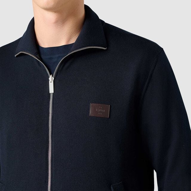 Blouson Réversible En Laine, COLD NIGHT BLUE, hi-res 8