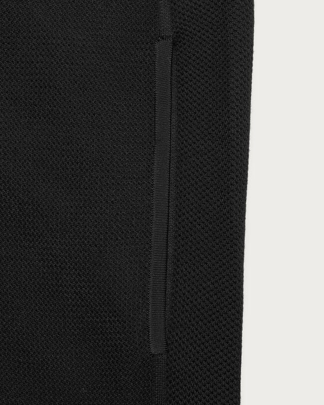 Pantalon de Jogging Shadow avec D&eacute;tail en Cuir, Noir, hi-res