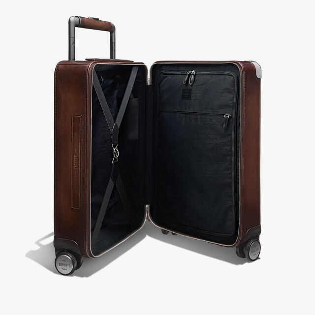 Bagage Roulant Formula 1005 En Cuir Scritto, SOFT BROWN, hi-res 6