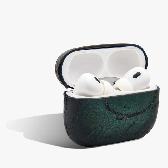 Airpods Pro Case Scritto Leather, OPUNTIA, hi-res 3