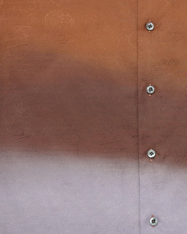 Patina Effect Short-Sleeves Shirt, Toffee Mist Patina, hi-res