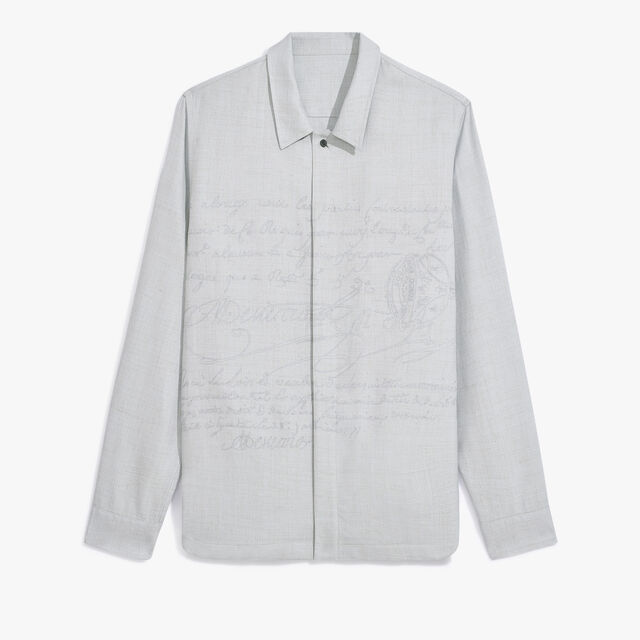 Surchemise avec Broderie Scritto
