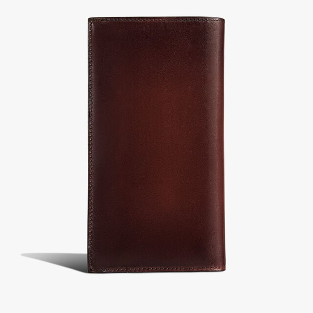 Badi Leather Long Wallet, LEGNO BRUCIATO, hi-res 2