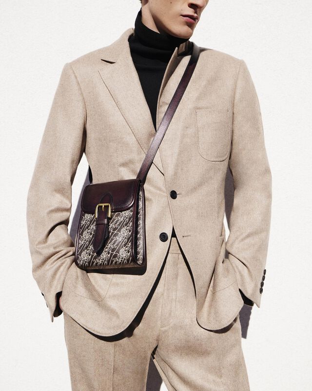 Bourse Toile Marbeuf Messenger, DARK BROWN + MADURO, hi-res 2