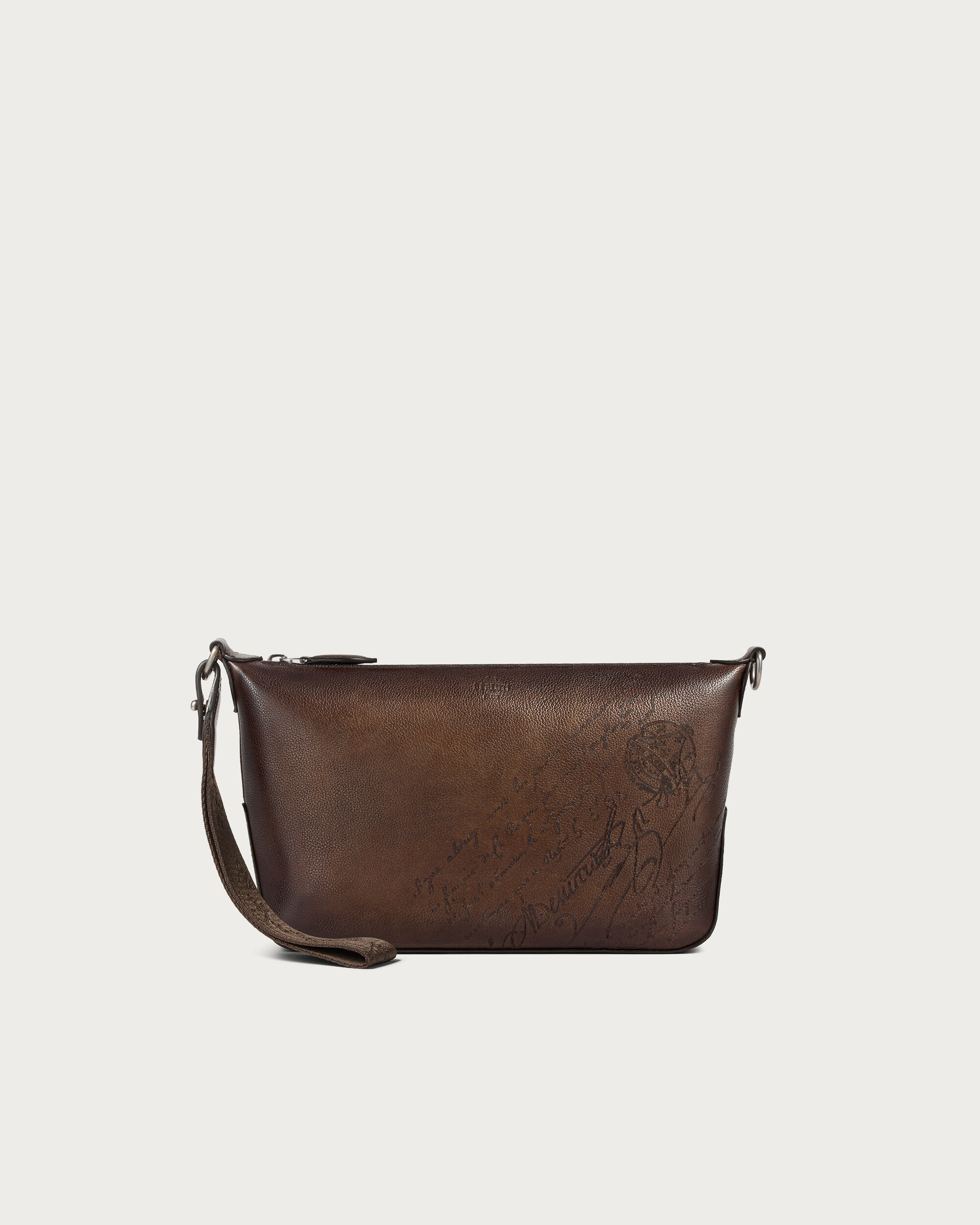 Toujours Soft Zipped Pouch, Soft Brown, hi-res