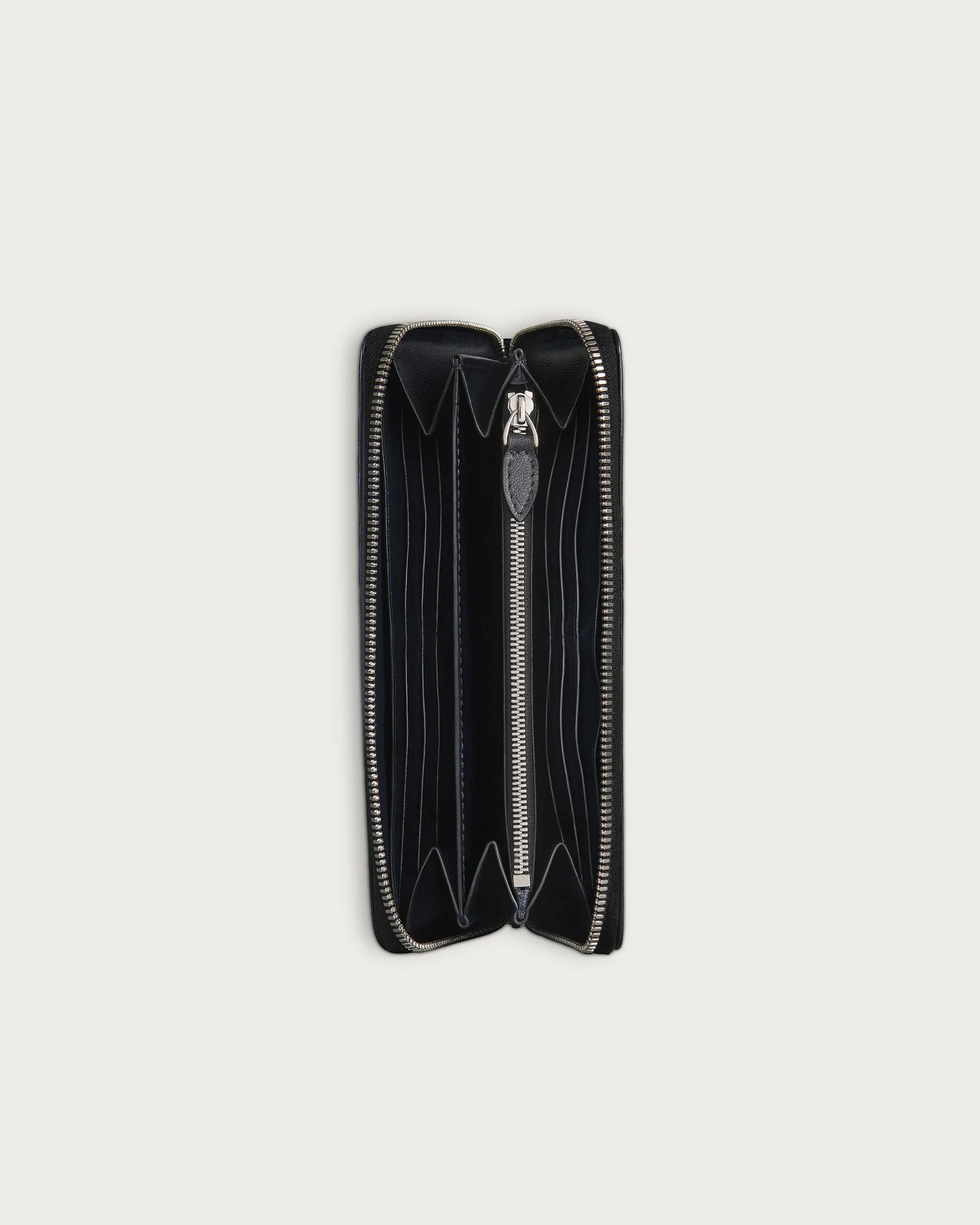 Itauba Long Zipped Wallet, Nero Grigio, hi-res