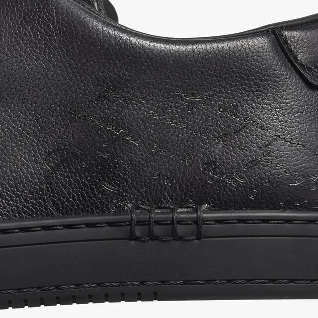 Slip-On Sneaker Playtime En Cuir De Veau Venezia Softy Scritto, NERO GRIGIO, hi-res 7