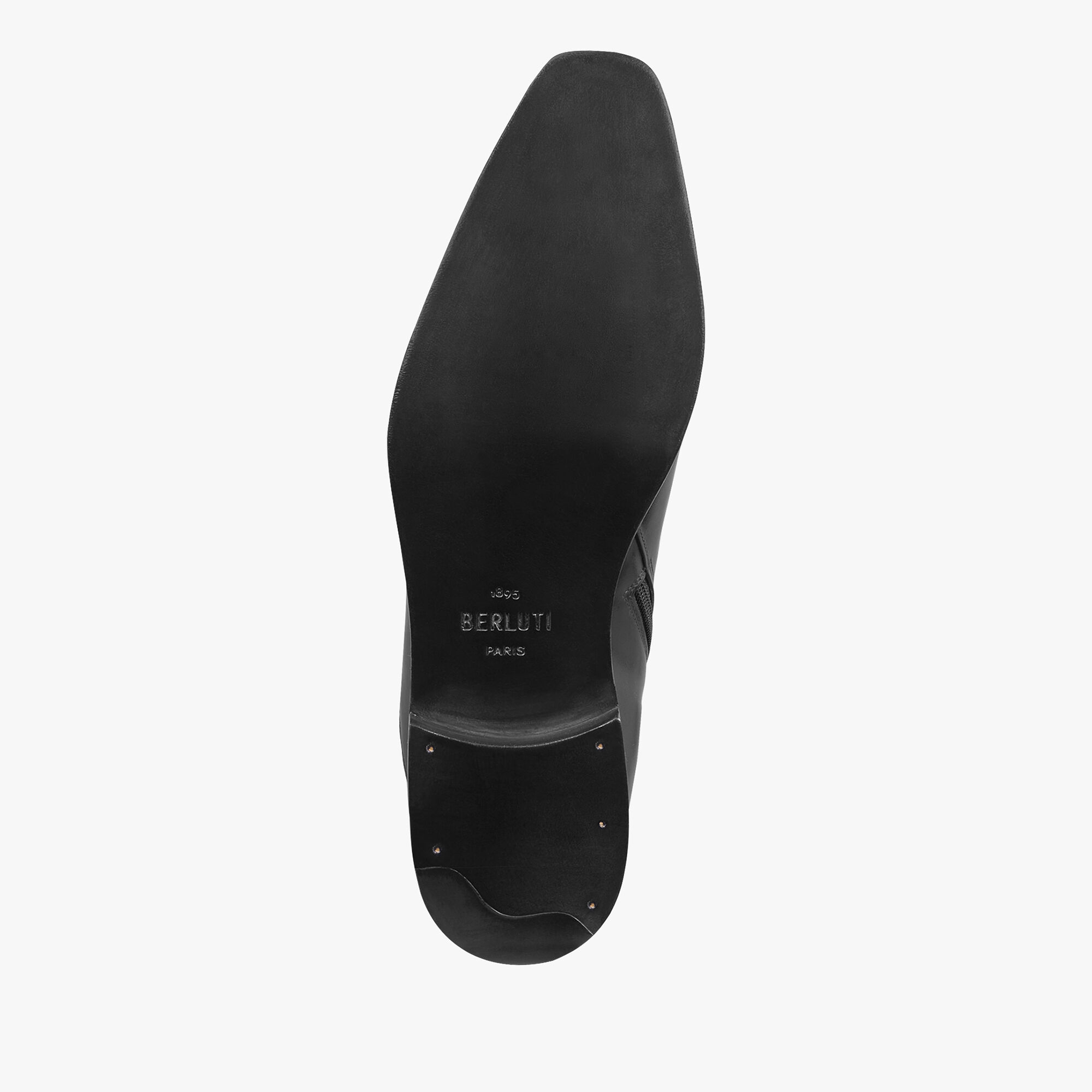 Patchwork Demesure Scritto Leather Boot, NERO GRIGIO, hi-res 4