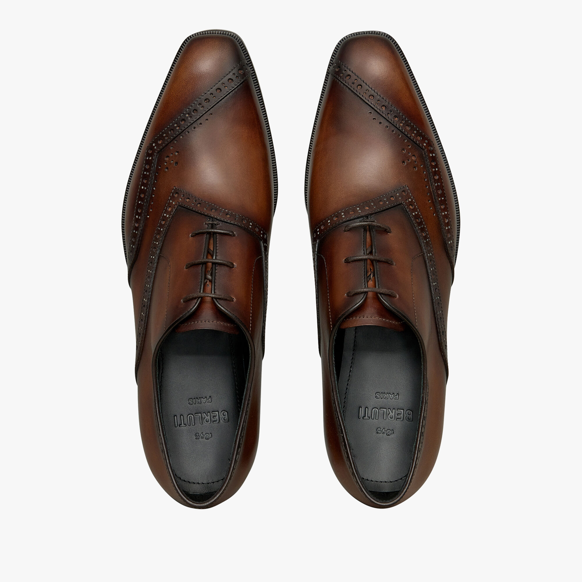 Demesure Leather Oxford, CACAO INTENSO, hi-res 3