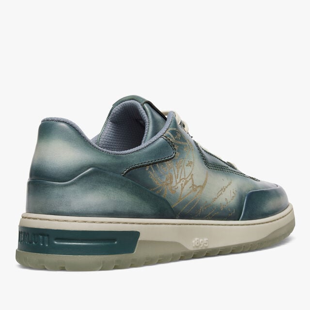 Playoff Scritto Venezia Calf Leather Sneaker, NEBULOSA, hi-res 5