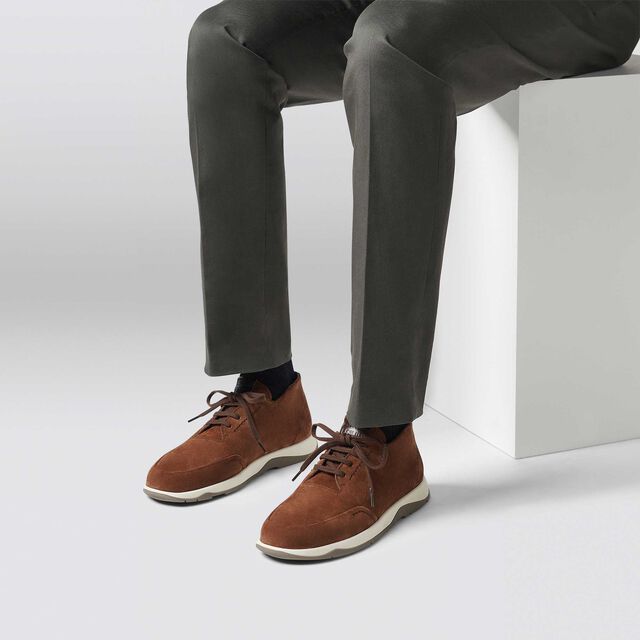 Échappée Suede Mid Top Derby, DOWN TOWN BROWN, hi-res 8