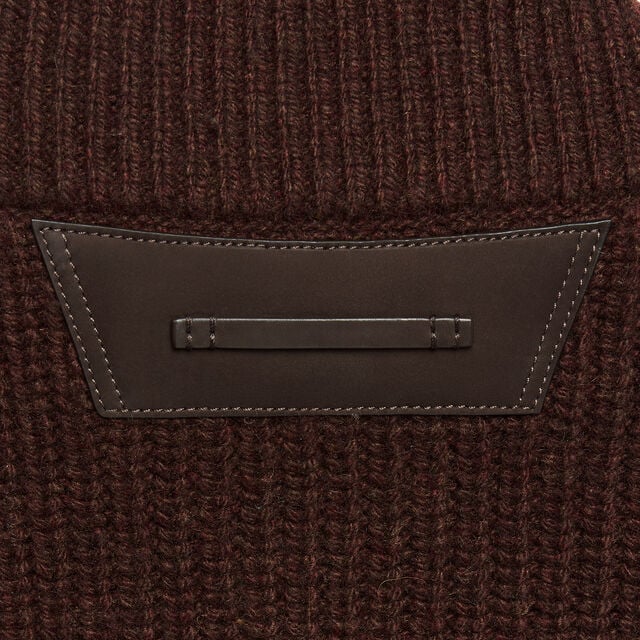 Suede & Cashmere Bodywarmer, CHESTNUT, hi-res 7