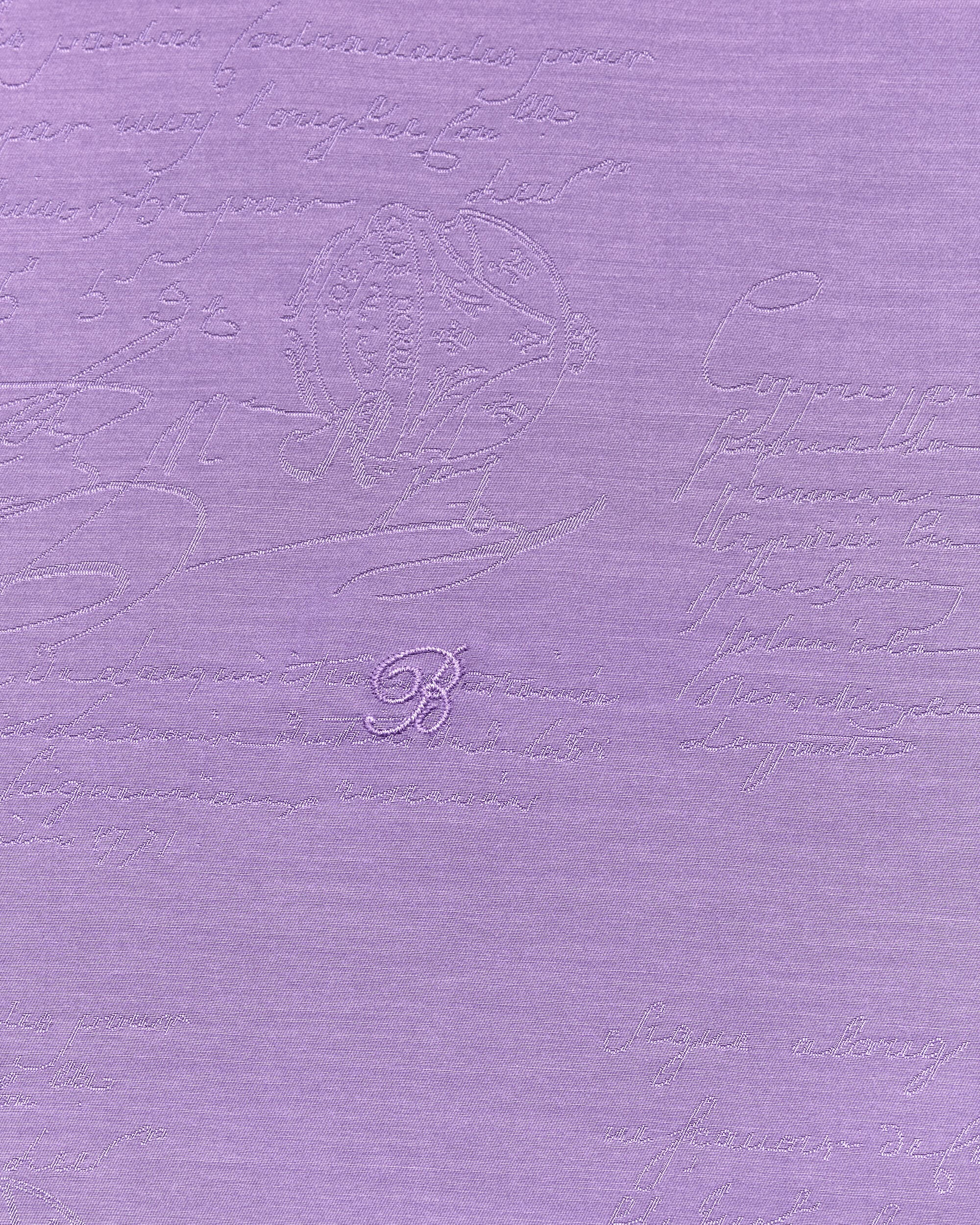 Scritto Short Sleeve Shirt, Lilac, Image 2