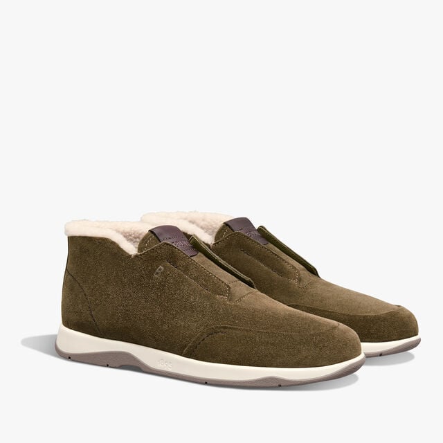 Echappée Suede Slip On, LIGHT KAKI, hi-res 3