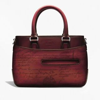 Toujours Gulliver Gradiant Scritto Leather Messenger, LIGHT SAINT EMILION, hi-res