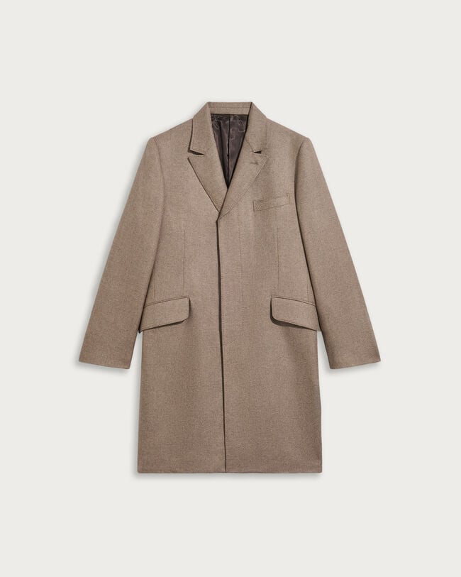 Herringbone Coat, Light Taupe, hi-res