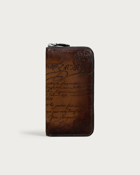 Portefeuille Long Zipp&eacute; Itauba, Cacao Intenso, hi-res
