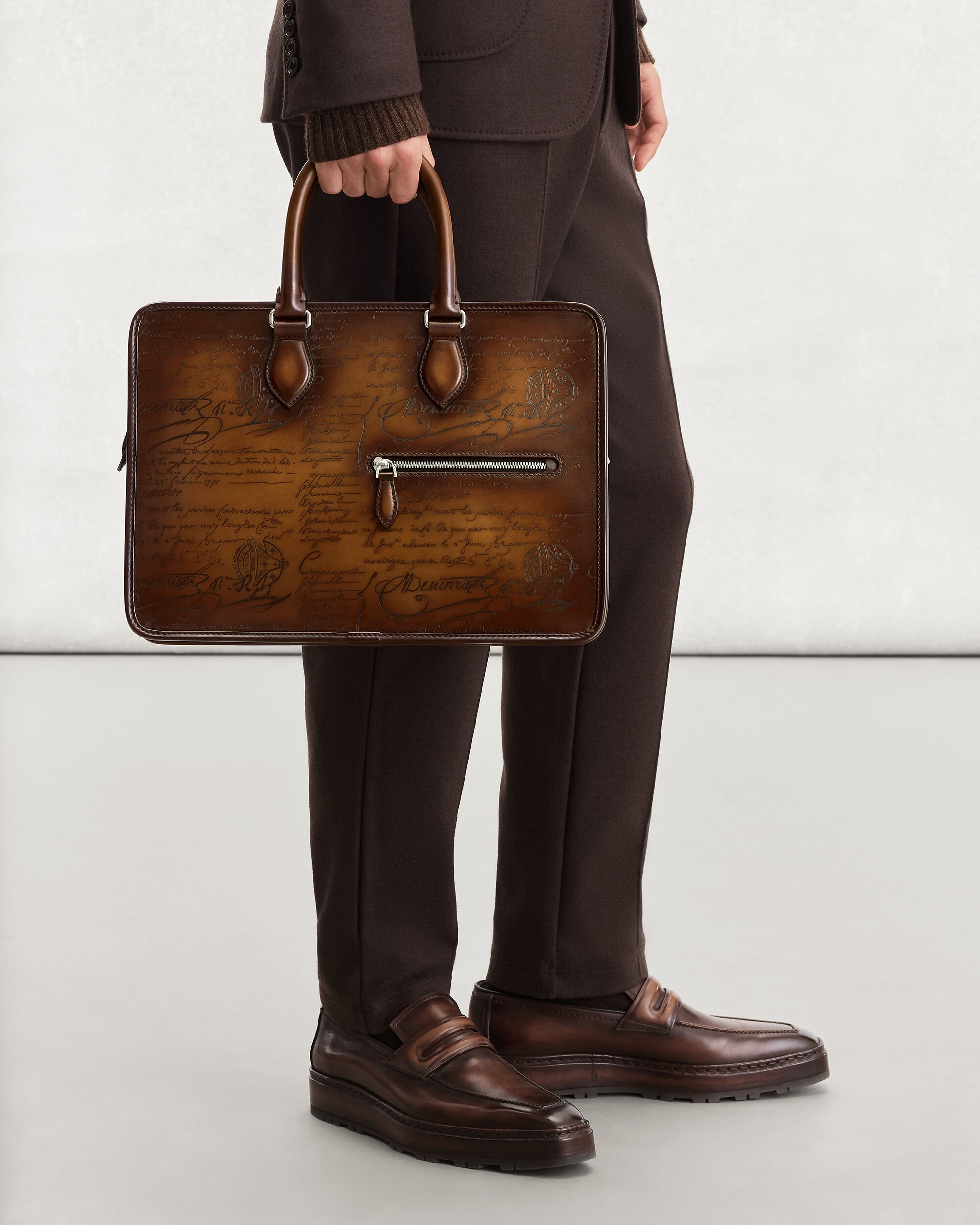 1 Jour Mini Briefcase, Cacao Intenso, hi-res