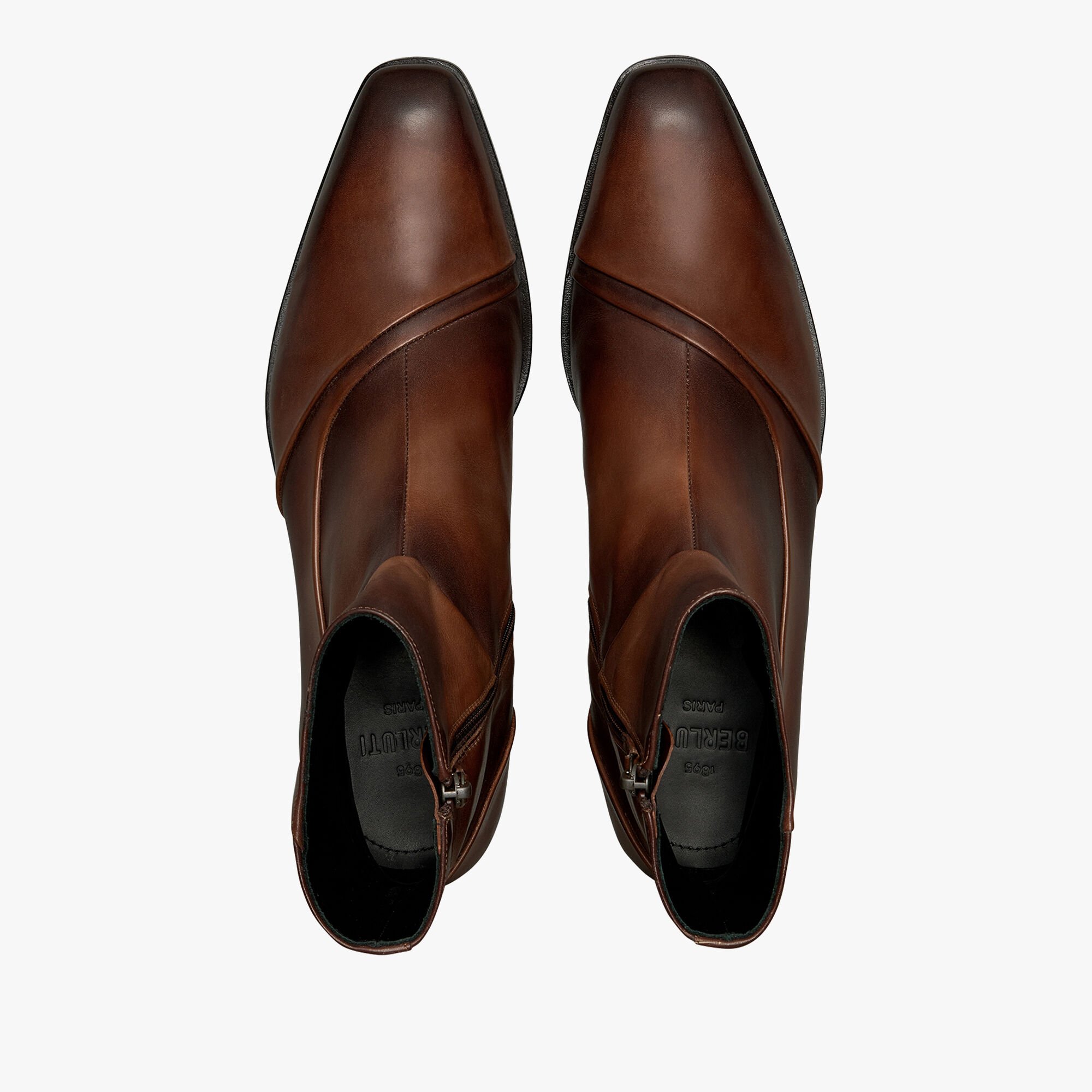 Demesure Leather Boot, CACAO INTENSO, hi-res 2