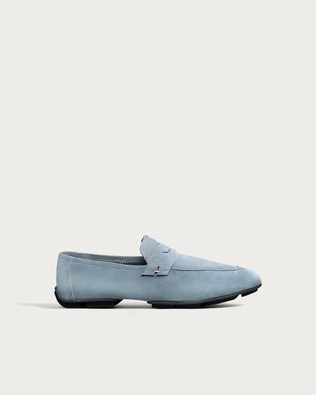 Lorenzo Drive Loafer, Stone Denim, hi-res