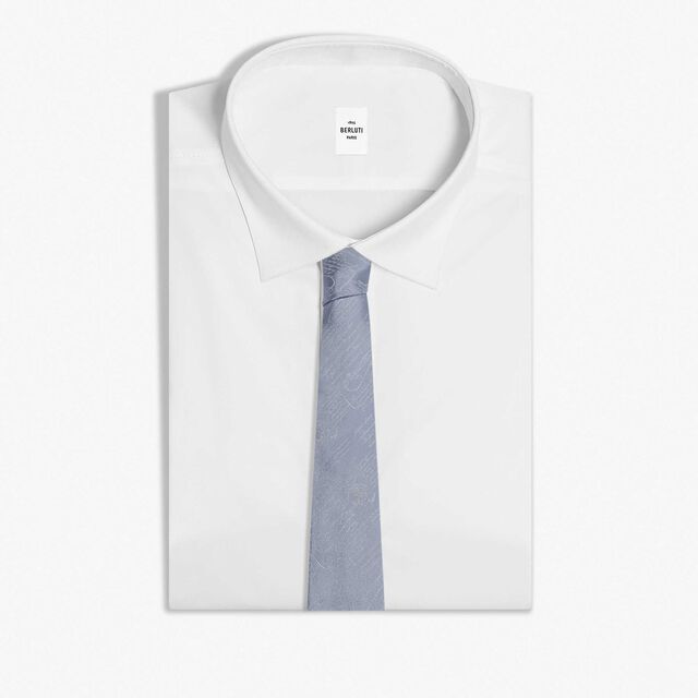Classic Scritto Tie, ZENITH BLUE, hi-res 2