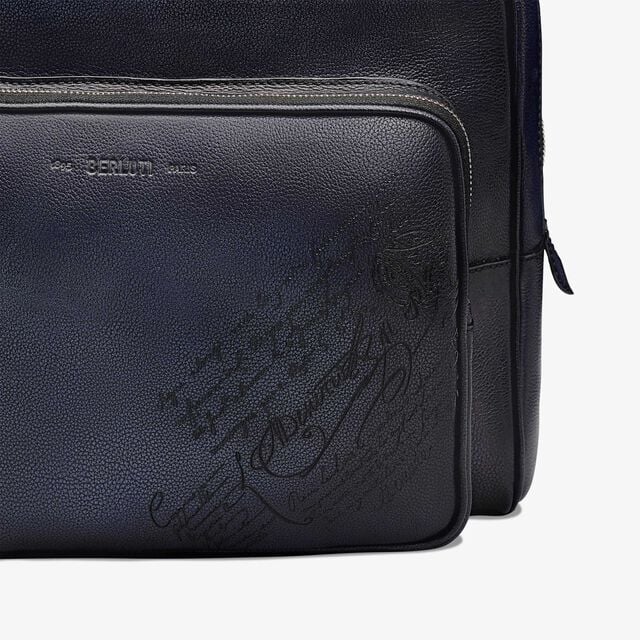 Time Off Scritto Leather Backpack, INDIGO DENIM, hi-res 5