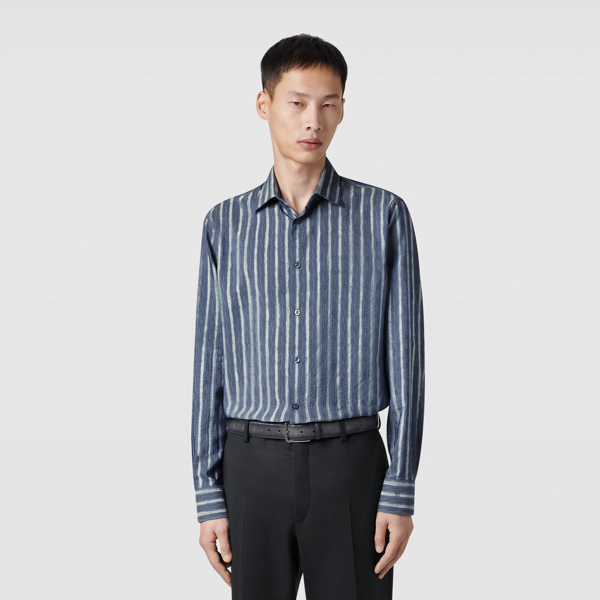 Tシャツ・カットソー Berluti 'Embroidered Scritto' overshirt (R28HCL112001 53N) Embroidered Scritto Overshirt | Berluti IL